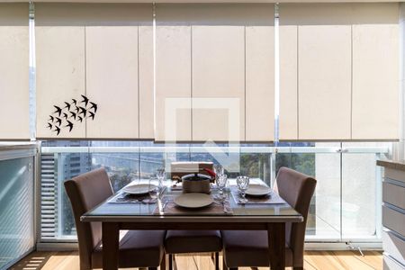 Varanda da Sala de apartamento para alugar com 1 quarto, 35m² em Real Parque, São Paulo