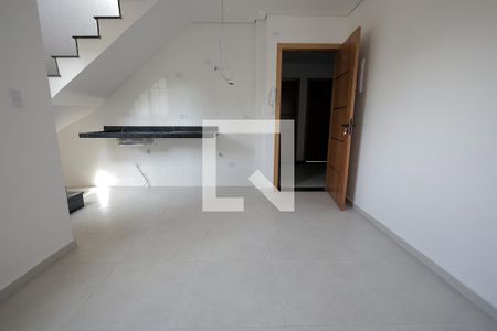 Sala/Cozinha de apartamento à venda com 2 quartos, 50m² em Parque Oratório, Santo André