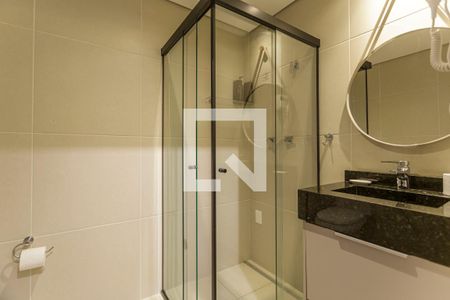 Banheiro de kitnet/studio para alugar com 1 quarto, 29m² em Planalto Paulista, São Paulo