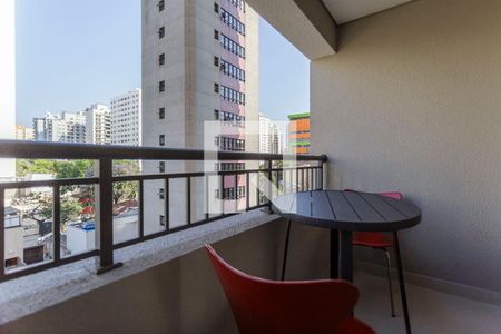 Varanda de kitnet/studio para alugar com 1 quarto, 29m² em Planalto Paulista, São Paulo