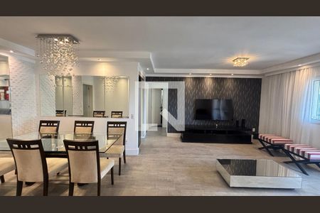 Sala de apartamento à venda com 2 quartos, 97m² em Vila Bastos, Santo André