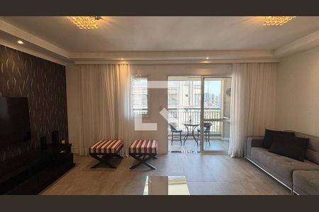 Sala de apartamento à venda com 2 quartos, 97m² em Vila Bastos, Santo André