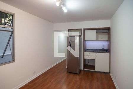 Sala/Cozinha de apartamento para alugar com 1 quarto, 35m² em Consolação, São Paulo