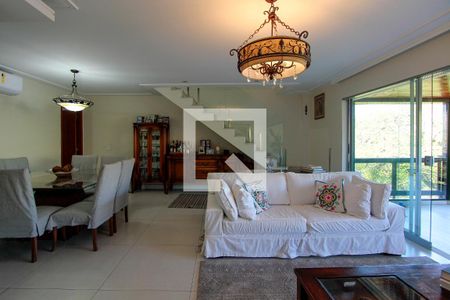 Sala de apartamento à venda com 4 quartos, 360m² em Barra da Tijuca, Rio de Janeiro