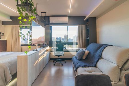 Sala de apartamento para alugar com 1 quarto, 45m² em Azenha, Porto Alegre