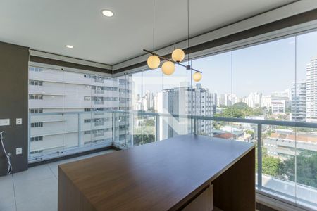 Varanda da Sala de apartamento à venda com 3 quartos, 153m² em Vila Olímpia, São Paulo