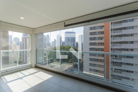 Varanda da Sala de apartamento à venda com 3 quartos, 153m² em Vila Olímpia, São Paulo