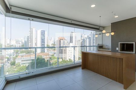 Varanda da Sala de apartamento à venda com 3 quartos, 153m² em Vila Olímpia, São Paulo