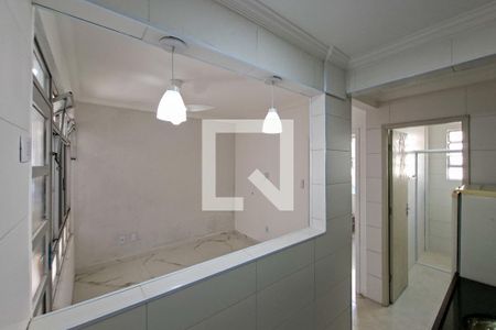 Cozinha de kitnet/studio para alugar com 1 quarto, 28m² em Aviação, Praia Grande