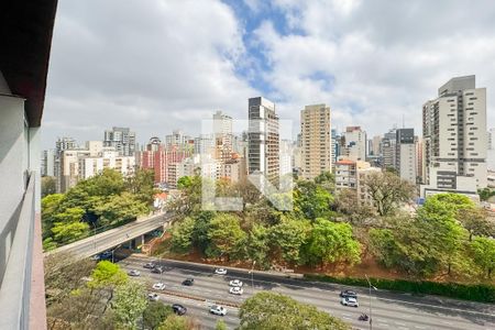Vista da Varanda de apartamento à venda com 1 quarto, 38m² em Paraíso, São Paulo