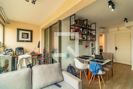 Sala/Cozinha de apartamento para alugar com 1 quarto, 30m² em Vila Monte Alegre, São Paulo