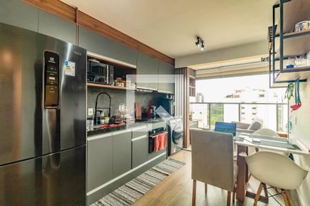 Sala/Cozinha de apartamento para alugar com 1 quarto, 30m² em Vila Monte Alegre, São Paulo