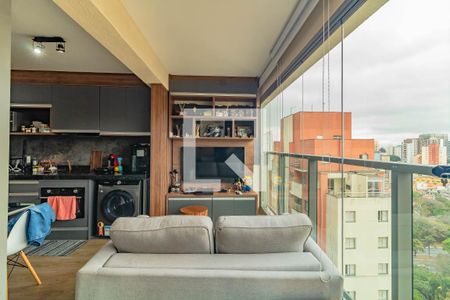 Sala/Cozinha de apartamento para alugar com 1 quarto, 30m² em Vila Monte Alegre, São Paulo