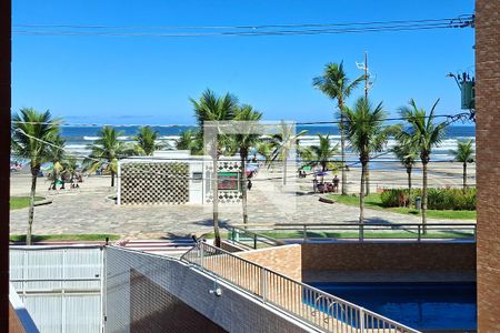 Vista da Sacada de apartamento para alugar com 1 quarto, 42m² em Caiçara, Praia Grande