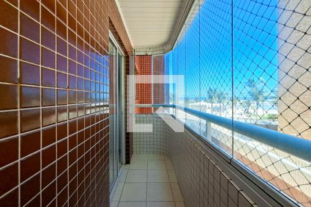 Sacada da Sala de apartamento para alugar com 1 quarto, 42m² em Caiçara, Praia Grande