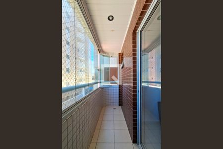 Sacada  de apartamento para alugar com 1 quarto, 42m² em Caiçara, Praia Grande