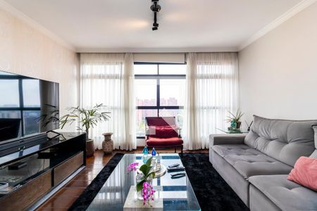 Sala de Estar de apartamento à venda com 3 quartos, 128m² em Jardim das Laranjeiras, São Paulo