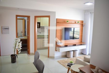 Sala de apartamento para alugar com 2 quartos, 77m² em Jardim Nova Alianca, Ribeirão Preto