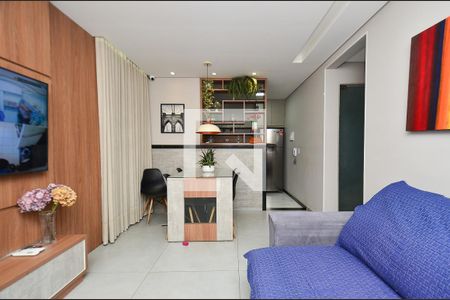 Sala de apartamento à venda com 2 quartos, 53m² em Eymard, Belo Horizonte