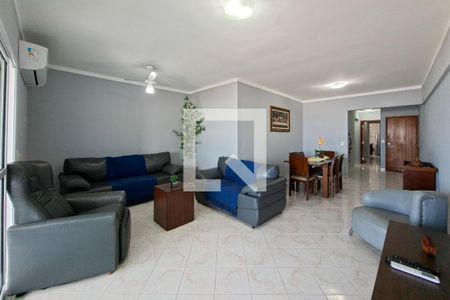 Sala 1 de apartamento para alugar com 4 quartos, 148m² em Guilhermina, Praia Grande