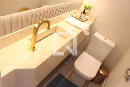 Lavabo de apartamento à venda com 3 quartos, 113m² em Santo Antônio, São Caetano do Sul