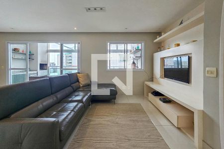 Sala de apartamento para alugar com 3 quartos, 133m² em Vila Luis Antonio, Guarujá