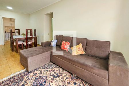 Sala de apartamento para alugar com 3 quartos, 107m² em Balneario Cidade Atlantica, Guarujá