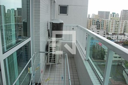 Varanda de apartamento para alugar com 2 quartos, 58m² em Vila Matias, Santos