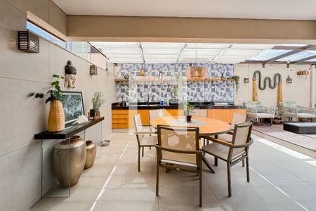 Varanda Gourmet de apartamento à venda com 3 quartos, 126m² em Vila Monumento, São Paulo