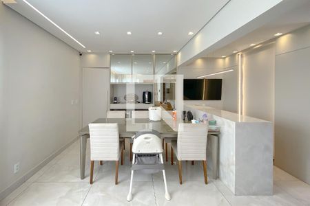 Sala de apartamento à venda com 4 quartos, 98m² em Grajaú, Belo Horizonte