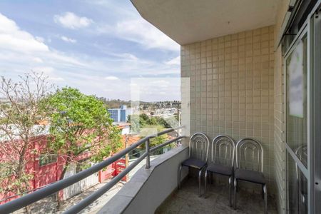 Varanda da sala de apartamento para alugar com 3 quartos, 154m² em Vila Santa Rosa, Belo Horizonte