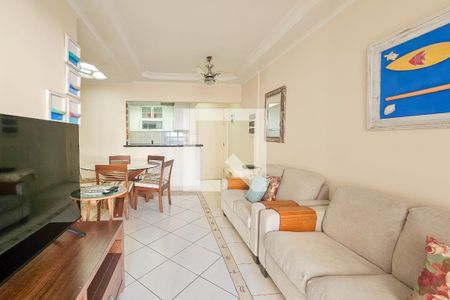 Sala de apartamento para alugar com 3 quartos, 90m² em Centro, Guarujá