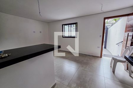 Sala/Cozinha de casa à venda com 3 quartos, 105m² em Parque Erasmo Assunção, Santo André