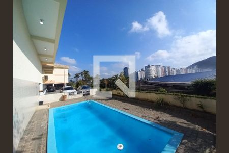 Área comum - Piscina de apartamento para alugar com 2 quartos, 99m² em Ilha Porchat, São Vicente