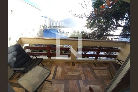 Varanda da Sala de apartamento para alugar com 2 quartos, 99m² em Ilha Porchat, São Vicente