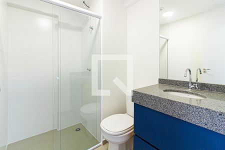 Banheiro de kitnet/studio à venda com 1 quarto, 48m² em Perdizes, São Paulo