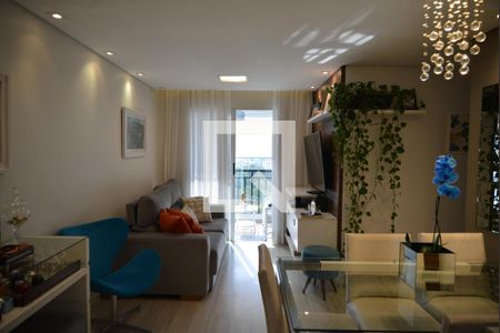 Sala de apartamento à venda com 3 quartos, 68m² em Jd Eudizia, Santo André