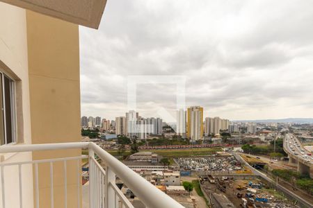 Varanda da Sala/Cozinha de apartamento para alugar com 1 quarto, 27m² em Penha de França, São Paulo