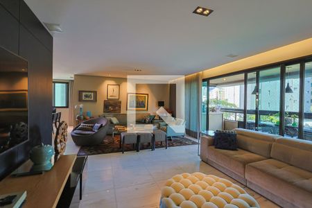 Sala de apartamento à venda com 4 quartos, 220m² em Serra, Belo Horizonte