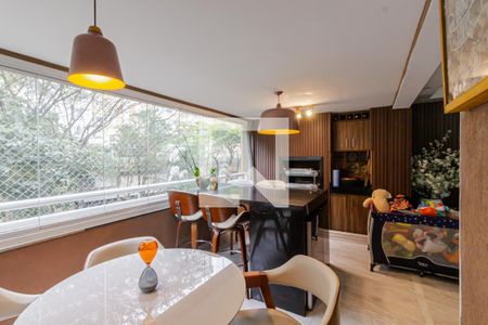Varanda Gourmet de apartamento à venda com 4 quartos, 141m² em Morumbi, São Paulo