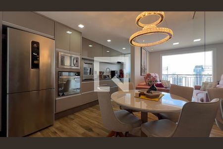 Sala de Jantar de apartamento à venda com 2 quartos, 54m² em Vila Paulista, Guarulhos