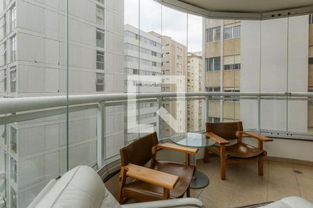 Varanda de apartamento à venda com 2 quartos, 123m² em Itaim Bibi, São Paulo