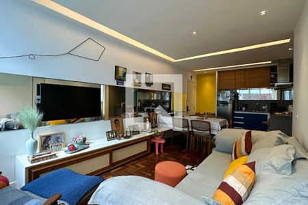 Sala de apartamento para alugar com 3 quartos, 70m² em Gávea, Rio de Janeiro