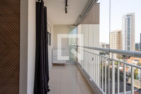 Varanda da Sala de apartamento à venda com 1 quarto, 43m² em Alto da Lapa, São Paulo