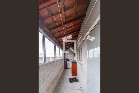 Varanda da Sala de apartamento à venda com 2 quartos, 68m² em Vila Humaita, Santo André