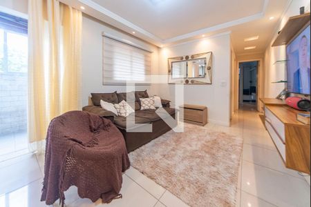Sala de apartamento à venda com 2 quartos, 68m² em Vila Humaita, Santo André