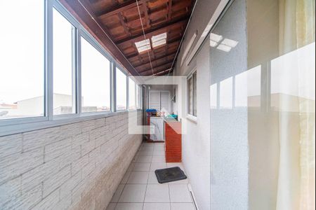 Varanda da Sala de apartamento à venda com 2 quartos, 68m² em Vila Humaita, Santo André