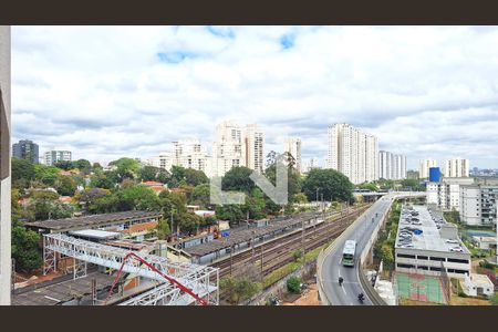 Vista Sala/Cozinha de apartamento à venda com 3 quartos, 67m² em Vila Anastácio, São Paulo