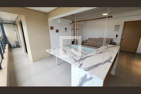 Sala de Jantar de apartamento para alugar com 2 quartos, 65m² em Ponta da Praia, Santos