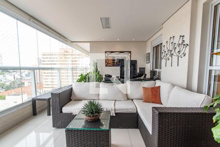 Varanda da Sala de apartamento à venda com 2 quartos, 106m² em Cambuci, São Paulo